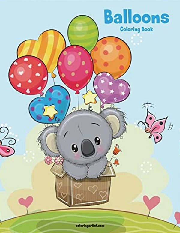 Balloons Coloring Book 1-..