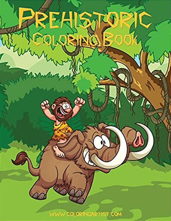 Prehistoric Coloring Book 1-..