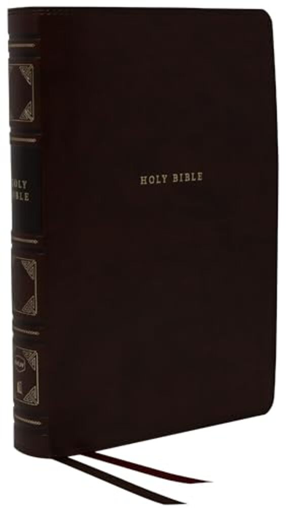 Nkjv, Reference Bible, Classic Verse-By-verse, Center-Column, Leathersoft, Black, Red Letter Edition, Comfort Print-..