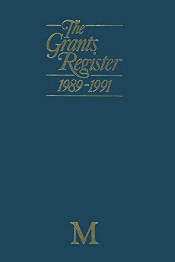 The Grants Register 1989-1991-..