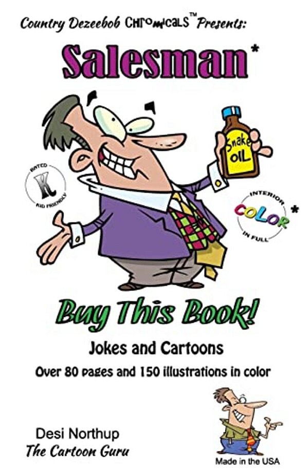 Salesman -- Jokes And Cartoons: In Black + White-..