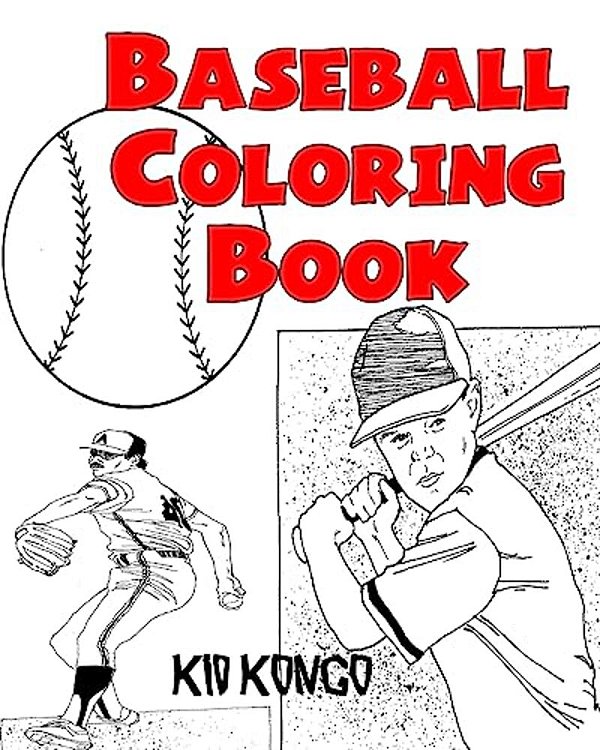 Baseball Coloring Book-..
