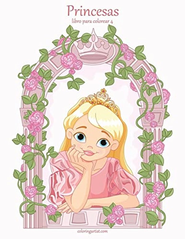 Princesas Libro Para Colorear 4-..
