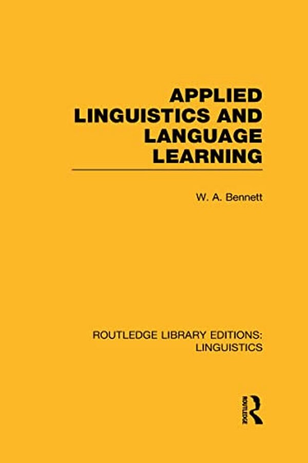 Applied Linguistics And Language Learning-..