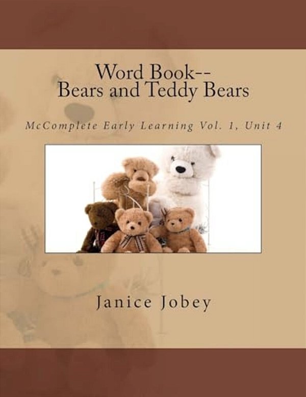Word Book: Bears And Teddy Bears-..