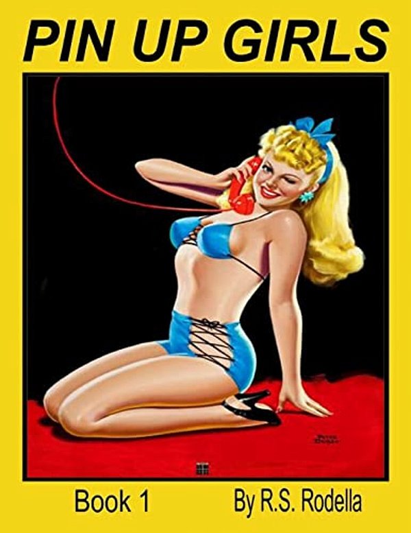 Pin-Up Girls Book 1 Coloring Book-..