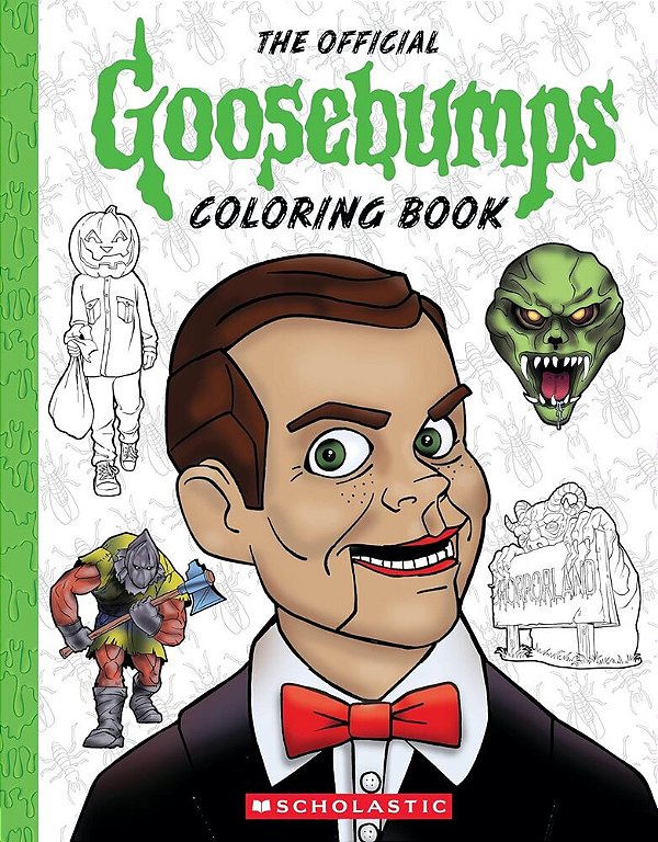 Goosebumps: The Official Coloring Book The Perfect Stocking Stuffer!-..