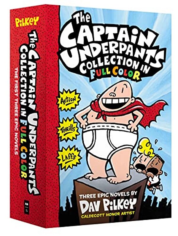 The Captain Underpants Color Collection (Captain Underpants #1-3 Boxed Set): From The Creator Of Dog Man-..