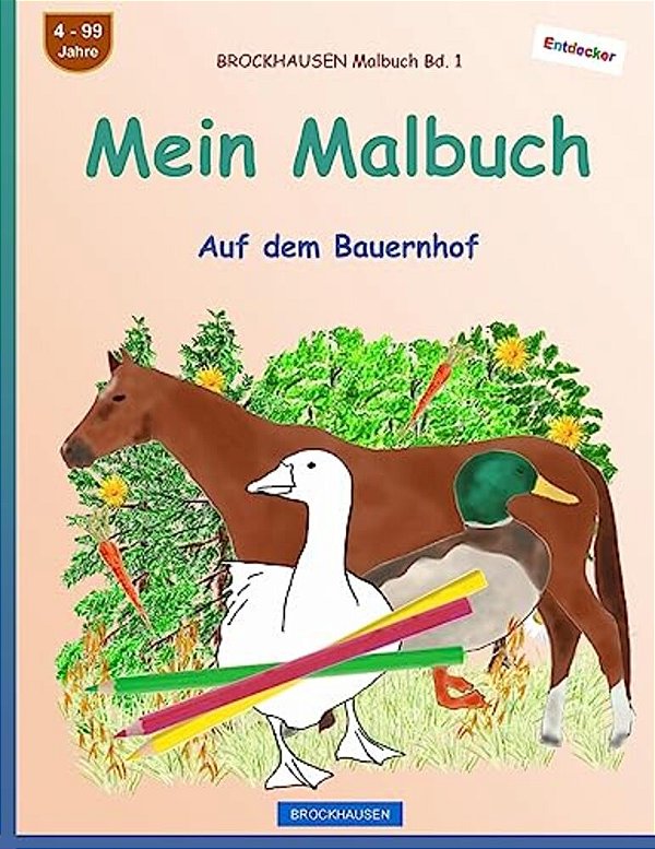 Brockhausen Malbuch Bd. 1 - Mein Malbuch: Auf Dem Bauernhof-..