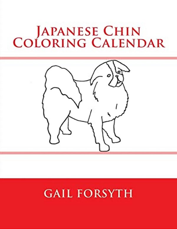 Japanese Chin Coloring Calendar-..