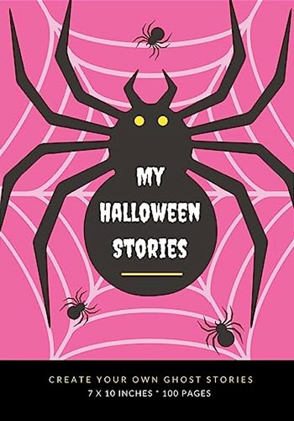 My Halloween Stories: Create Your Own Ghost Stories, 100 Pages, Hot Pink-..