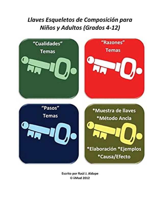 Llaves Esqueletos De Composicion Para Ninos Y Adultos (Grados 4-12)-..