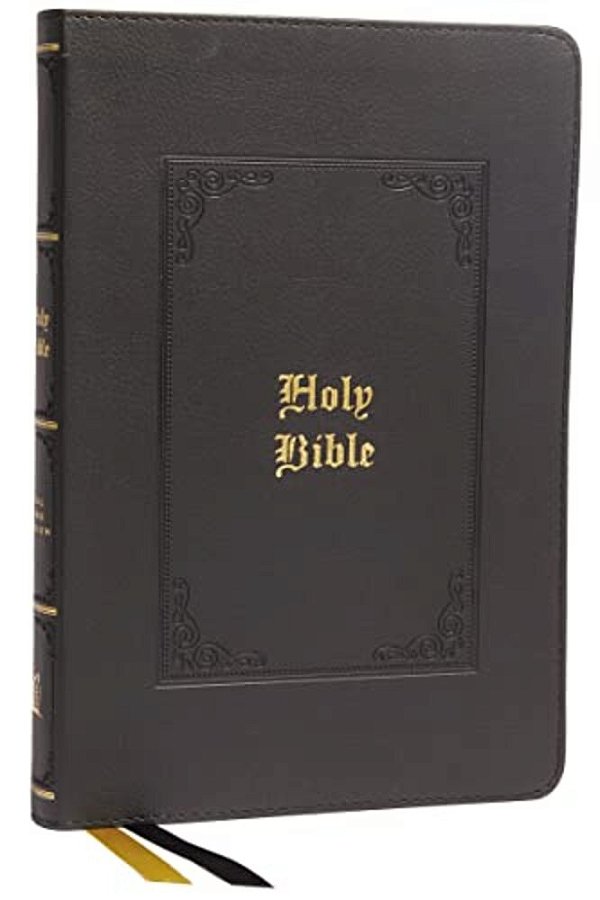 Kjv Holy Bible: Large Print Thinline, Black Leathersoft, Red Letter, Comfort Print: King James Version-..