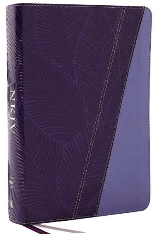 Nkjv Study Bible, Leathersoft, Purple, Full-Color, Comfort Print: The Complete Resource For Studying God's Word-..