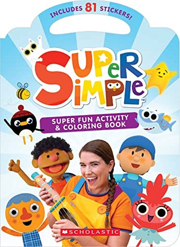 Super Fun Activity And Coloring Book (Super Simple Activity Books)-..