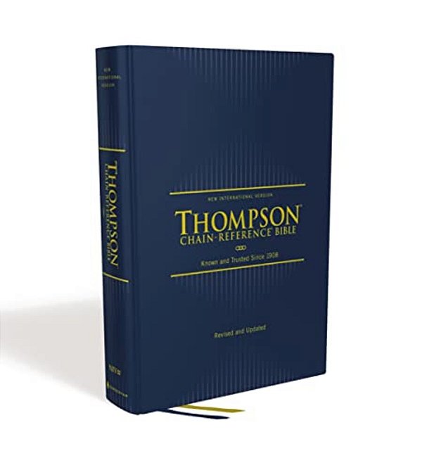 Niv, Thompson Chain-Reference Bible, Hardcover, Navy, Red Letter, Comfort Print-..