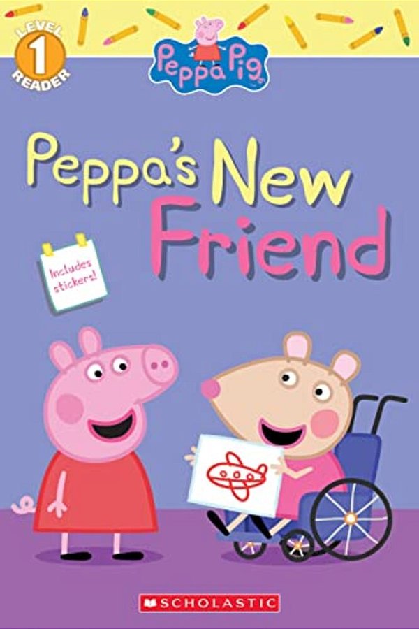 Peppa's New Friend (Peppa Pig Level 1 Reader With Stickers)-..