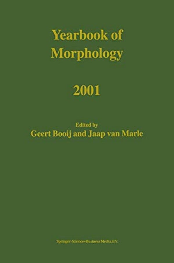 Yearbook Of Morphology 2001-..