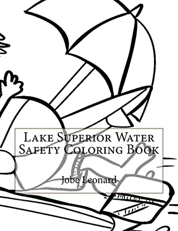 Lake Superior Water Safety Coloring Book-..