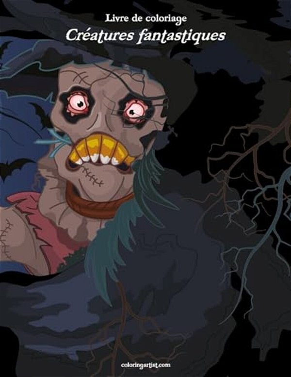 Livre De Coloriage Créatures Fantastiques 1-..
