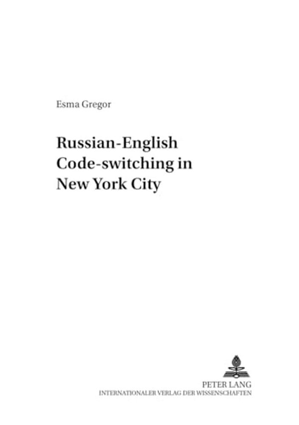 Russian-English Code-Switching In New York City-..