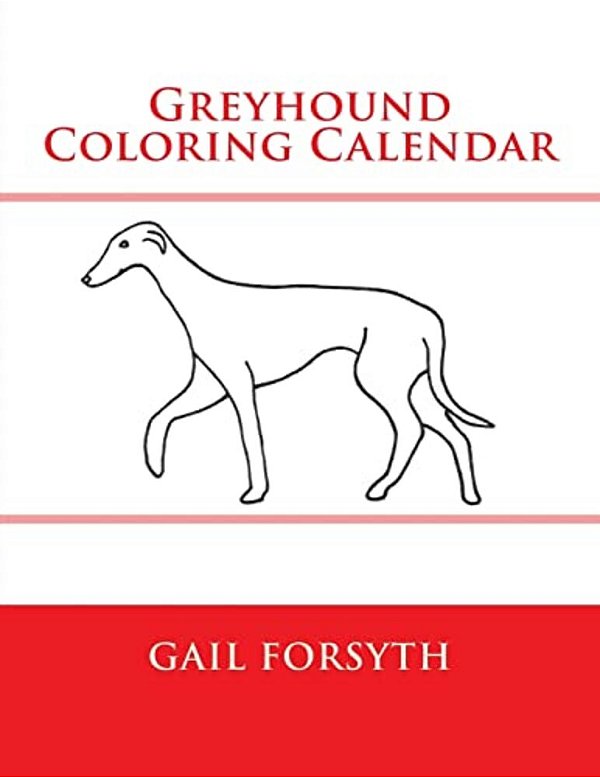 Greyhound Coloring Calendar-..