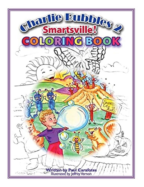 Charlie Bubbles Coloring Book - Smartsville!: Charlie Bubbles 2 Smartsville!-..