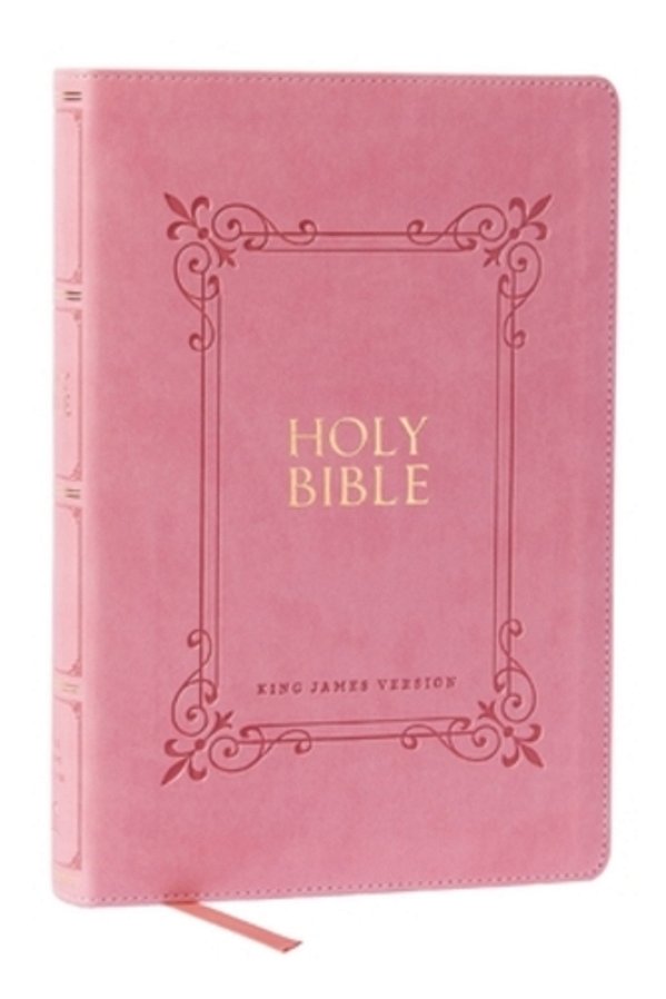 Kjv Holy Bible: Large Print With 53,000 Center-Column Cross References, Pink Leathersoft, Red Letter, Comfort Print: King James Version-..