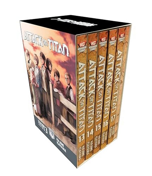 Attack On Titan Season 3 Part 1 Manga Box Set-..