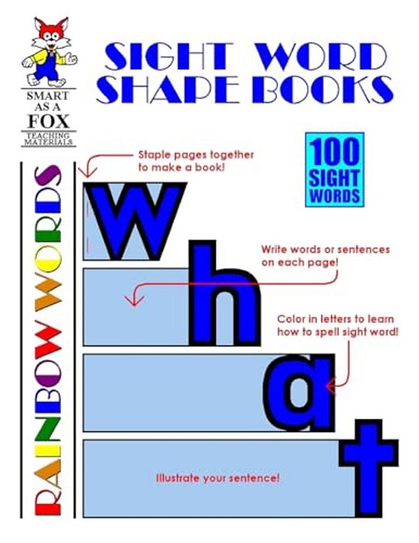 Sight Word Shape Books-..