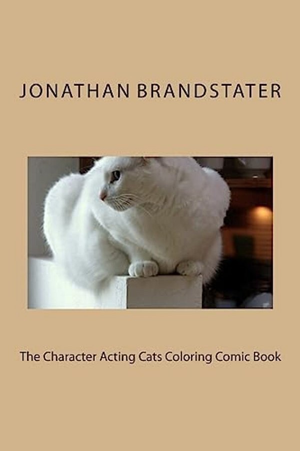 The Character Acting Cats Coloring Comic Book-..