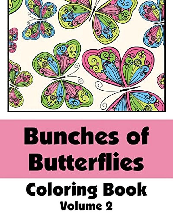 Bunches Of Butterflies Coloring Book-..