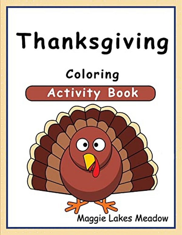 Thanksgiving Coloring Activity Book-..