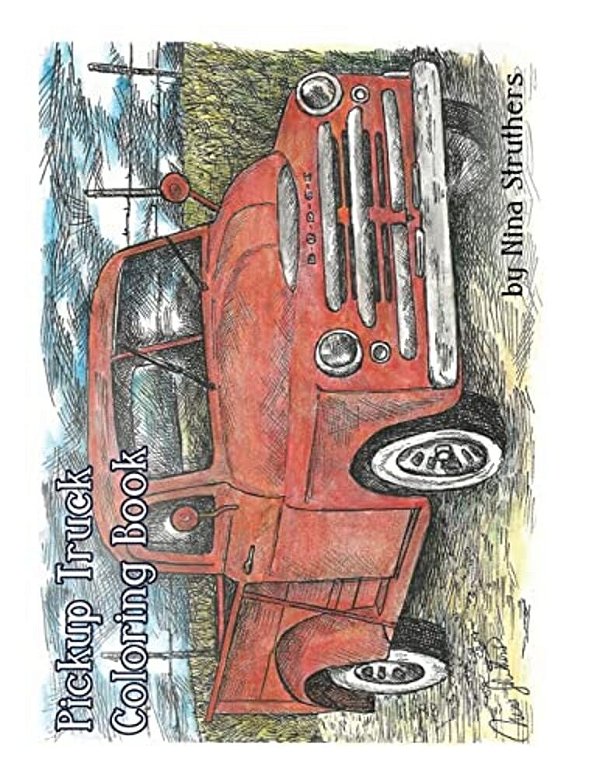Pickup Truck Coloring Book-..