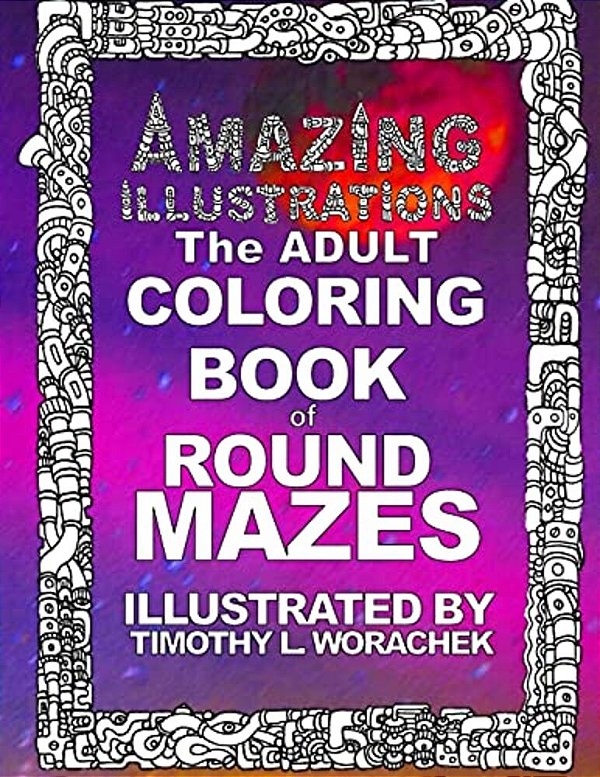 Amazing Illustrations-Round Mazes-..