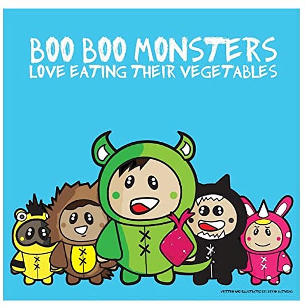 Boo Boo Monsters: Love Eating Their Vegetables-..