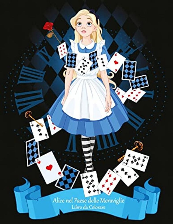 Alice Nel Paese Delle Meraviglie Libro Da Colorare 1-..