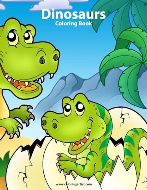 Dinosaurs Coloring Book-..