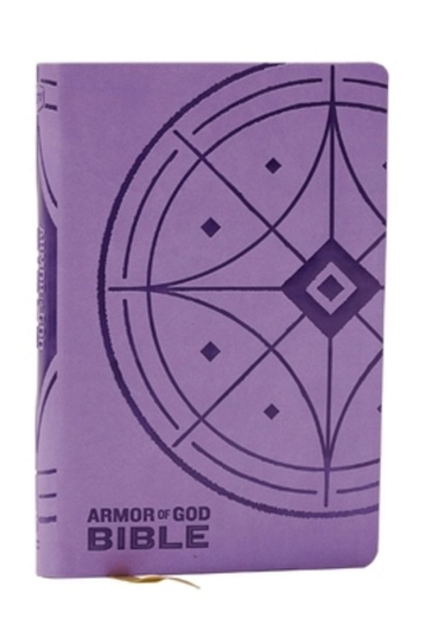 Nkjv Armor Of God Bible, Purple Leathersoft (Children's Bible, Red Letter, Comfort Print, Holy Bible): New King James Version-..