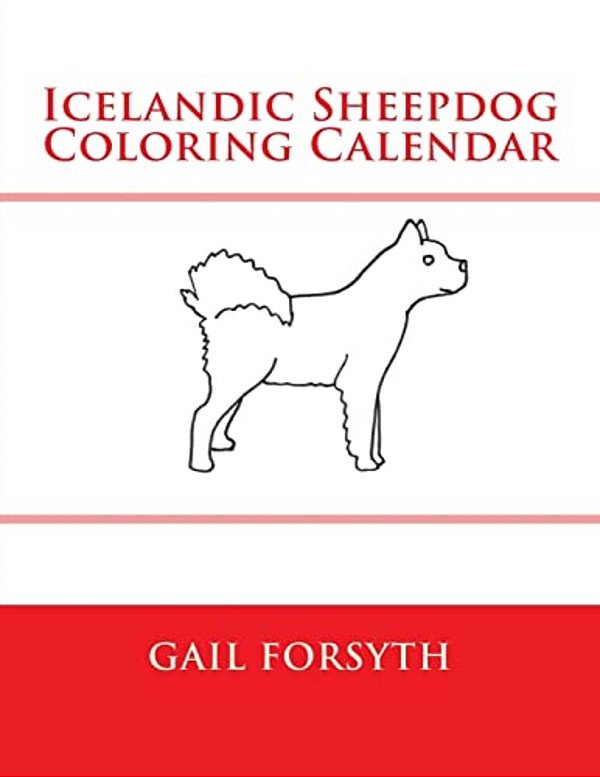 Icelandic Sheepdog Coloring Calendar-..