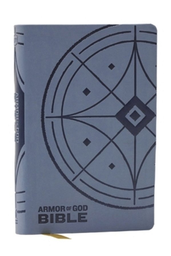 Kjv Armor Of God Bible, Blue/Gray Leathersoft (Children's Bible, Red Letter, Comfort Print, Holy Bible): King James Version-..