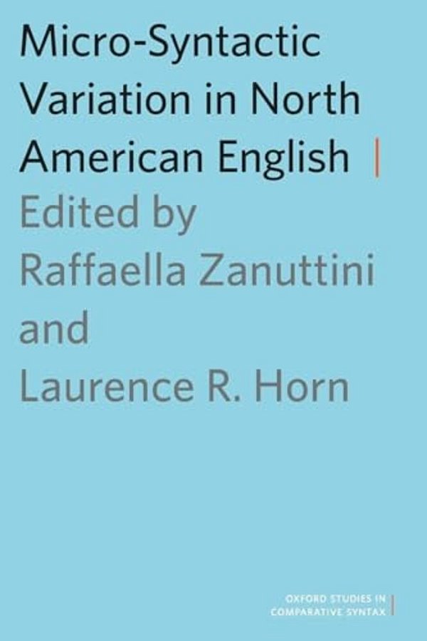 Micro-Syntactic Variation In North American English-..