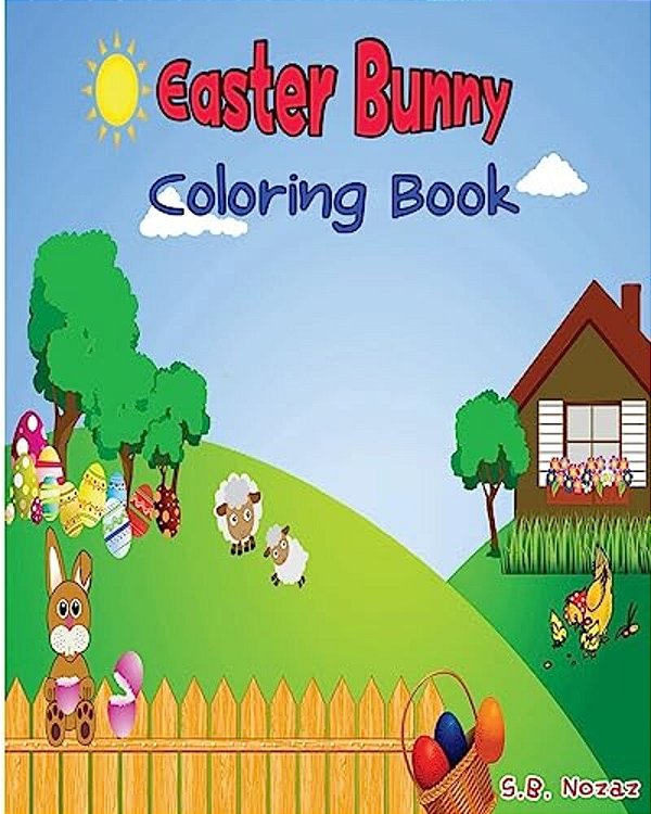 Easter Bunny Coloring Book-..