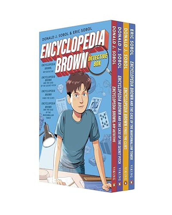 Encyclopedia Brown Detective Box Set (4-Book Box Set)-..