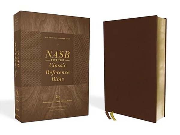 Nasb, Classic Reference Bible, Genuine Leather, Buffalo, Brown, Red Letter, 1995 Text, Comfort Print-..