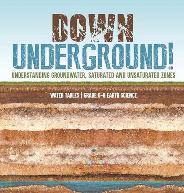 Down Underground! Understanding Groundwater, Saturated And Unsaturated Zones Water Tables Grade 6-8 Earth Science-..