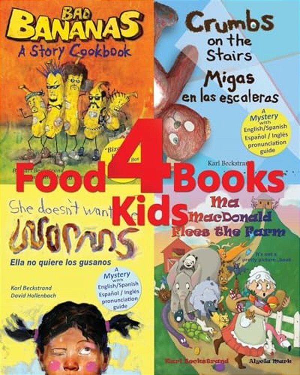 4 Food Books For Children: With Recipes & Finding Activities-..