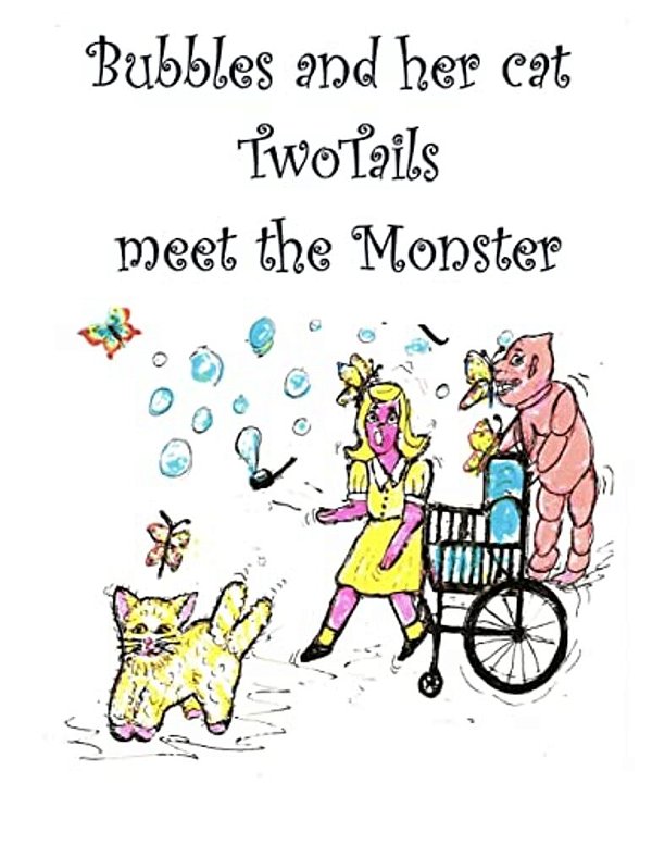Bubbles And Her Cat Two Tails Meet The Monster-..