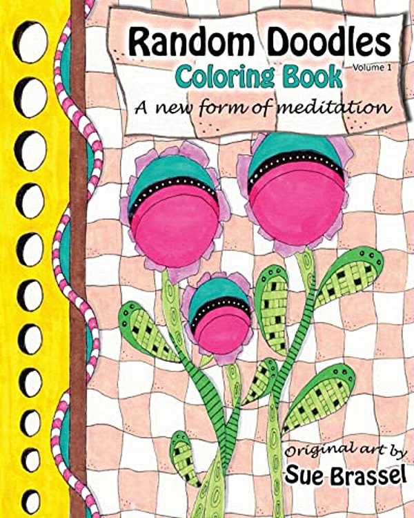 Random Doodles: Coloring Book-..