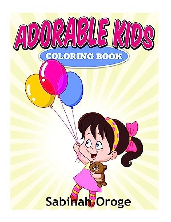 Adorable Kids Coloring Book-..